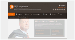 Desktop Screenshot of drburkhard.de